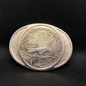 24k Gold NRA belt buckle. Brass with rhodium and gold belt buckle.